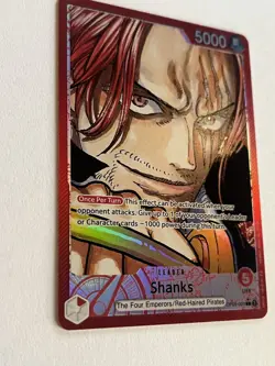 One Piece Card Game Shanks OP09-001 L Parallel Alt Art Leader - Image 2