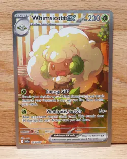 Pokemon TCG Whimsicott EX Holo Card White Flare Card 165/086 Near Mint - Image 1