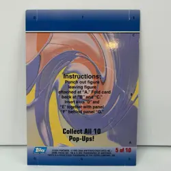 Pokemon TOPPS Advanced Challenge Pop up card 5 of 10 Venusaur - Image 4