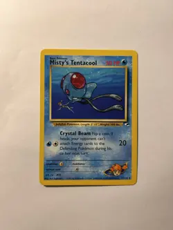 Misty's Tentacool Gym Heroes 57/132 Pokemon TCG Card Uncommon Unlimited NM - Image 1