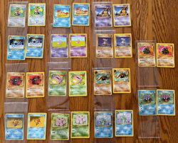 Vintage Pokemon _ Japanese & English Matching card set_ NM/ NP _ Lot of 28 cards - Image 1