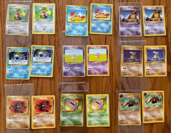 Vintage Pokemon _ Japanese & English Matching card set_ NM/ NP _ Lot of 28 cards - Image 2