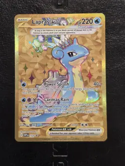 Scarlet & Violet Promo Cards Lapras ex 164 BSP Black Star Promo Pokemon TCG NM - Image 1