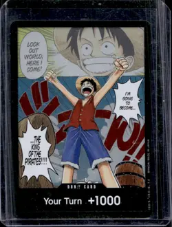 2022 One Piece Romance Dawn DON!! Card Monkey D. Luffy Alt Art #OP01 - Image 1