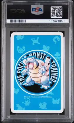 1998 POKEMON BLUE VERSION PLAYING CARDS KING OF HEARTS #028 SANDSLASH PSA 10 - Image 2