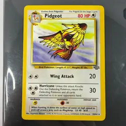 Pidgeot Jungle 24/64 Rare Unlimited Regular Non Holo WOTC Pokemon Card MP - Image 4