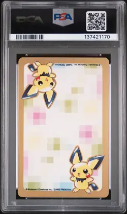 2000 POKEMON GOLD VERSION PART 2 PLAYING CARDS 3 OF DIAMONDS POLITOED PSA 10 - Image 2