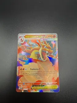 Pokemon Mega Charizard Y EX Full Art Holo ASCW Set 022/217 Trading Card - Image 1