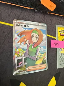 Pokemon Card Daisy's Help SV 151 Full Art 195/165 NA 💎NM💎 - Image 2