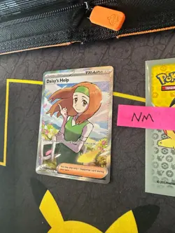 Pokemon Card Daisy's Help SV 151 Full Art 195/165 NA 💎NM💎 - Image 3