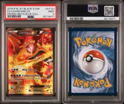 PSA 9 MINT Charizard EX XY121 Black Star Promo FULL ART HOLO PROMO Pokemon Card - Image 3