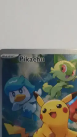 Pokemon TCG Pikachu SV: Scarlet & Violet Promo 027 Holo Card - Image 4