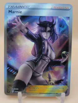 ❤ MARNIE Trainer Pokemon Anime Waifu Card Girl Foil Doujin Holo ACG❤ - Image 1