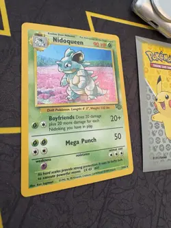 Pokemon Card Nidoqueen 7/64 Jungle Unlimited Set Holo Rare 081💎LP💎 - Image 2