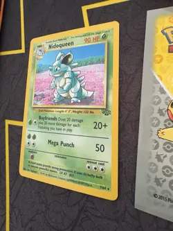 Pokemon Card Nidoqueen 7/64 Jungle Unlimited Set Holo Rare 081💎LP💎 - Image 3