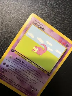 Slowpoke 55/62 Fossil 1st First Edition Pokemon Card In NM Condition. - Image 5