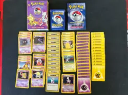 1999 Pokemon TCG Zap! Theme Deck 60 Cards Complete Deck Mewtwo Cards & Box Only - Image 1