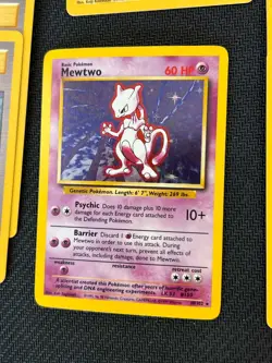 1999 Pokemon TCG Zap! Theme Deck 60 Cards Complete Deck Mewtwo Cards & Box Only - Image 4