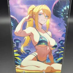 Samus Aran Anime Waifu Card Doujin ACG Goddess Holo - Image 2