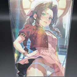 Aerith Gainsborough Anime Waifu Card Doujin ACG Goddess Holo - Image 2