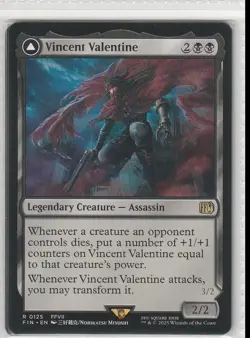 MTG Vincent Valentine #125 Final Fantasy Normal Rare NM - Image 1