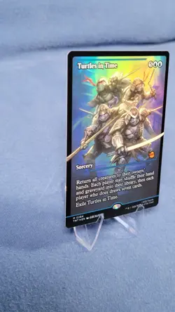 Turtles in Time (Showcase) Teenage Mutant Ninja Turtles 284 Mtg NM - Image 4