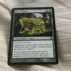 Bear Umbra - Rise of the Eldrazi - MTG - Magic the Gathering - Image 1