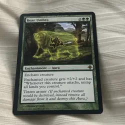 Bear Umbra - Rise of the Eldrazi - MTG - Magic the Gathering - Image 2