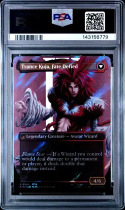 2025 MTG FINAL FANTASY KUJA GENOME SORCERER/TRANCE KUJA FATE DEFIED PSA 10 - Image 2