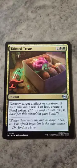 Tainted Treats Teenage Mutant Ninja Turtles Regular Instant Uncommon MTG NM - Image 1