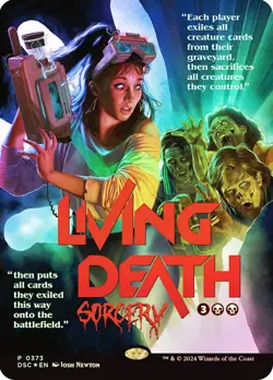 MTG Living Death (Borderless Poster Foil) | Duskmourn: House of Horror NM - Image 1