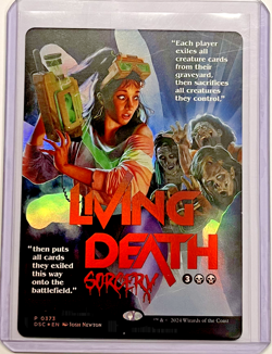 MTG Living Death (Borderless Poster Foil) | Duskmourn: House of Horror NM - Image 2