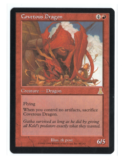 MTG - Covetous Dragon - Normal - Urza's Destiny - NM - Image 1
