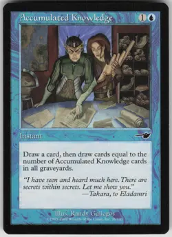 Magic the Gathering TCG Accumulated Knowledge C Nemesis 26 - Image 1