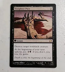Slaughter Pact Modern Masters Regular MTG - Image 1