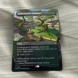 Undergrowth Stadium Borderless Commander Masters Regular MTG Magic The Gathering - Image 1