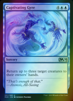 x1 FOIL Captivating Gyre MTG 51/280 M20 M/NM 1x - Image 1