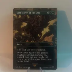 MTG Lord of the Rings - Last March of the Ents Borderless NON-FOIL #0418 - Image 1