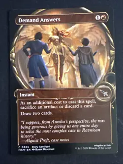 1x Showcase Demand Answers (306) Murders at Karlov Manor LP MTG Magic x1 MKE - Image 1