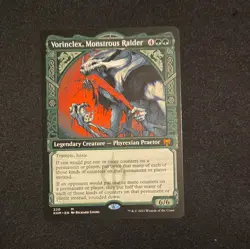 MTG Vorinclex, Monstrous Raider (Showcase) Khaldheim KHM Mythic 320 *NO RESERVE* - Image 1
