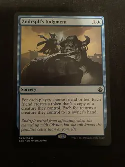 Zndrsplt's Judgment 1x MtG Battlebond LP - Image 1