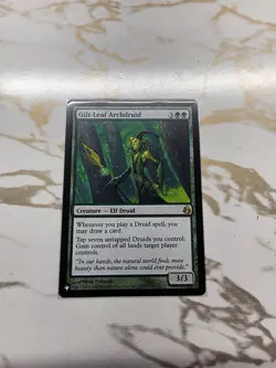 MTG Gilt-Leaf Archdruid The List Non Foil LP - Image 1