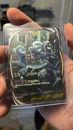 ~ Pocket Pokemon Mewtwo ex Immersive Illustration Textured Art Card Holo ~ - Image 1