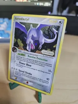 Pokemon TCG Aerodactyl Holo Rare EX Legend Maker 1/92 Stage 1 70 HP 2006 English - Image 2