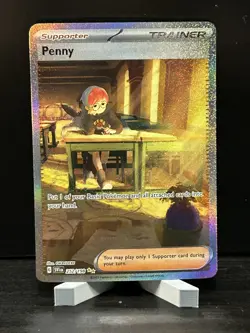 Pokemon Penny Trainer 252/198 SV01 Scarlet & Violet Special Illustration Holo - Image 1