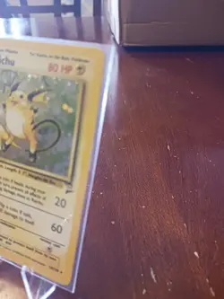 Pokemon Card, Raichu, Base Set 2, Holo Rare, 16/130, NM or Better, Never Played - Image 5