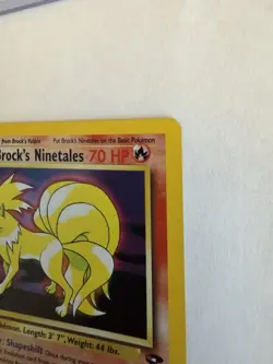 Pokemon Brock's Ninetales Gym Challenge 1st Edition Holo Rare 3/132 2000 70 HP - Image 5