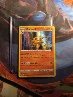 Pokemon GO TCG 2022 Pokemon SWSH 010/078 Charizard Holo WOW LOOK FAST - Image 1
