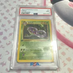 Pokemon Arbok 1st Edition Fossil 31/62 Uncommon Regular 1999 PSA 9 - Image 1