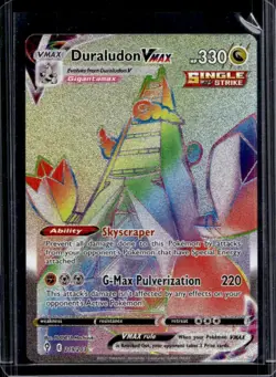 2021 Pokemon SWSH Evolving Skies Duraludon VMAX #219/203 - Image 1